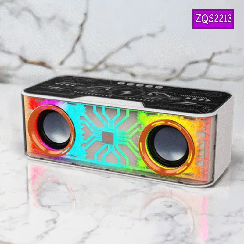 Parlante Bluetooth ZQ2213 LED con Sonido Potente y Luces RGB - Tecnomundointl