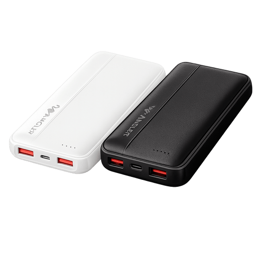 Power Bank 10000mAh carga rápida USB doble portátil compacto Angler - Tecnomundointl
