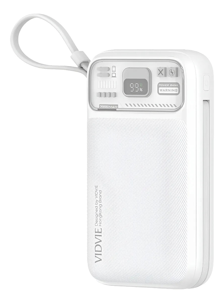 Power bank Vidvie con Carga Inalámbrica Rápida 20W - pb7004 - pb7005 - Tecnomundointl