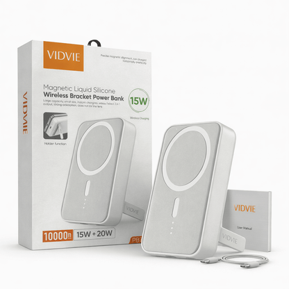 Power Bank VIDVIE PB783 Magsafe y de Cable 10000mAh 15W + 20W PB783 de Carga Rapida - Tecnomundointl