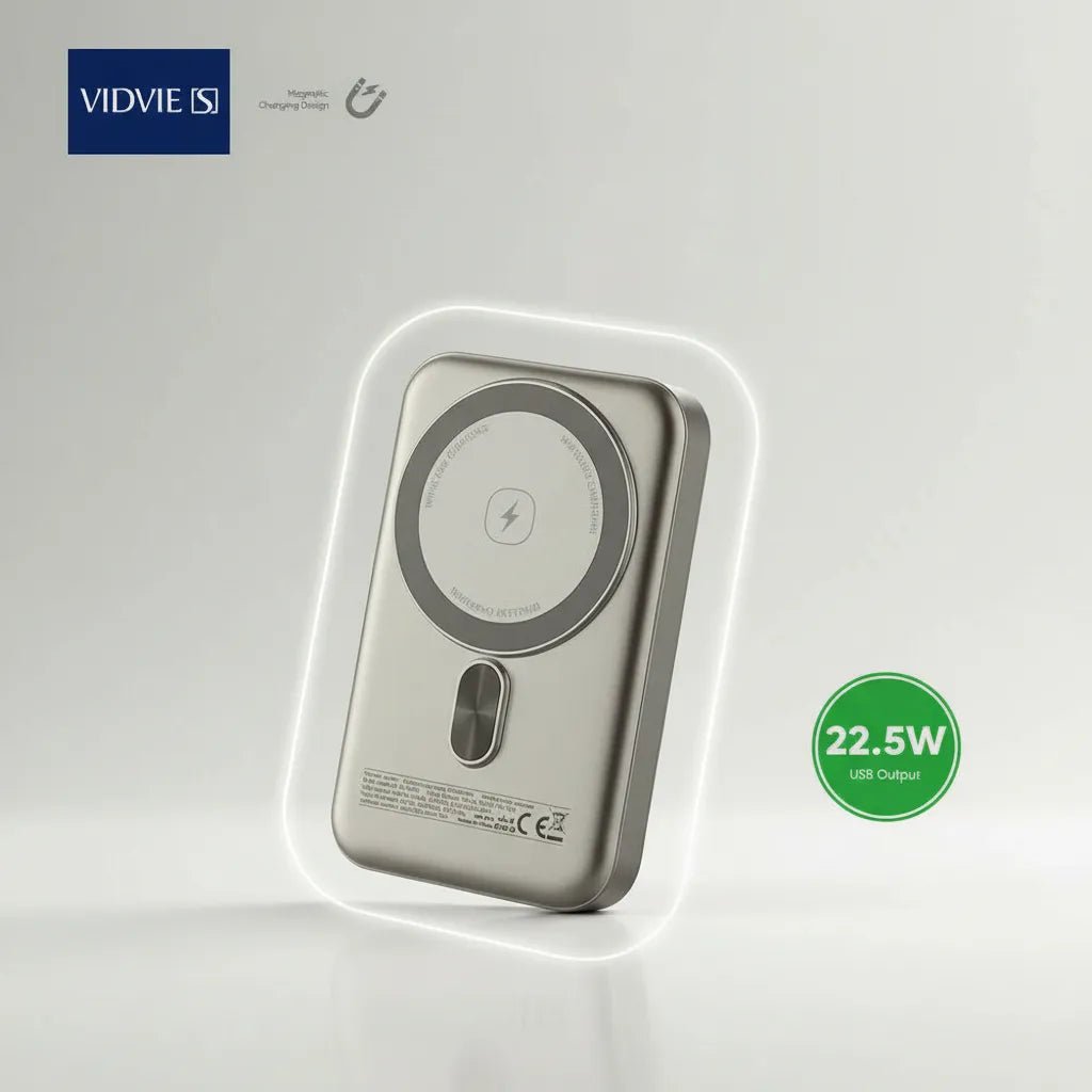 Power Bank Vidvie VS - P01 20000mAh 22.5W – Carga Rápida, USB/USB - C. y Magsafe - Tecnomundointl