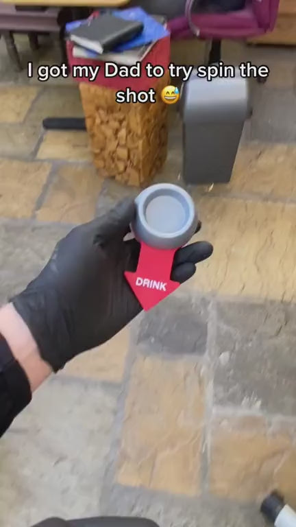 Juego de Beber Portátil | Flecha Giratoria para Fiestas y Reuniones Pro