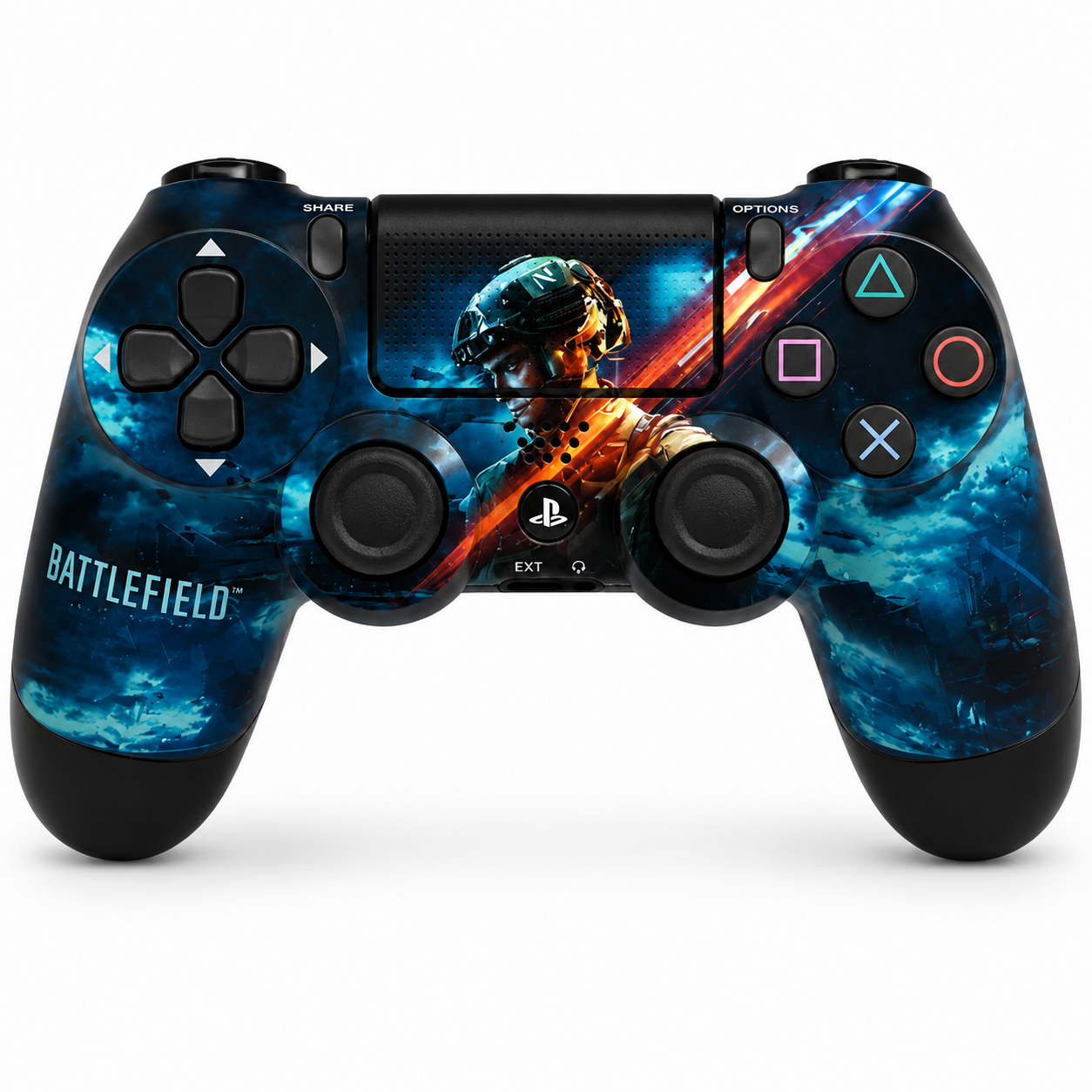 Control Inalámbrico DualShock 4 para PlayStation 4 (PS4) y PC | Bluetooth | Battle Field