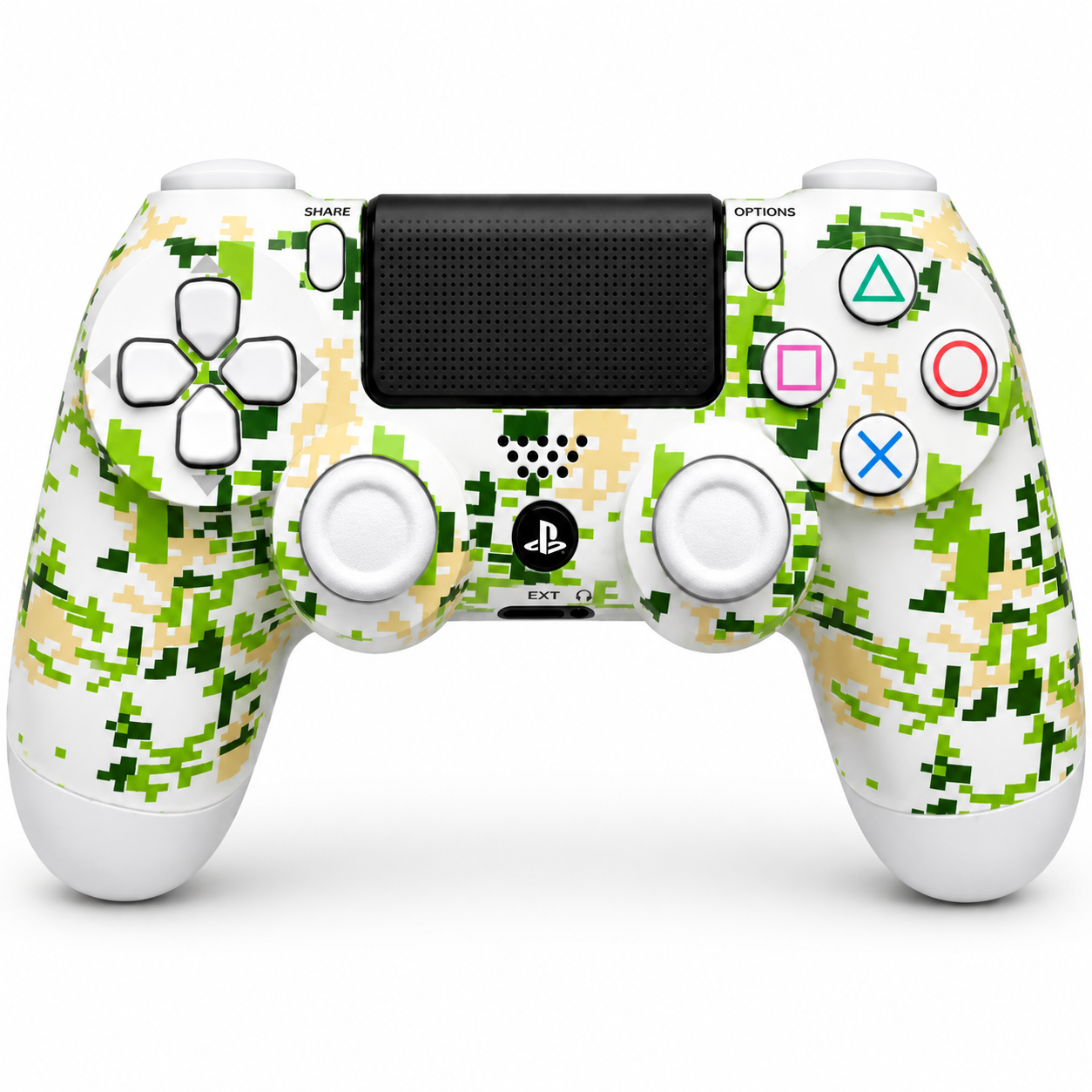 Control Inalámbrico DualShock 4 para PlayStation 4 (PS4) y PC | Bluetooth | Camuflaje Alpino