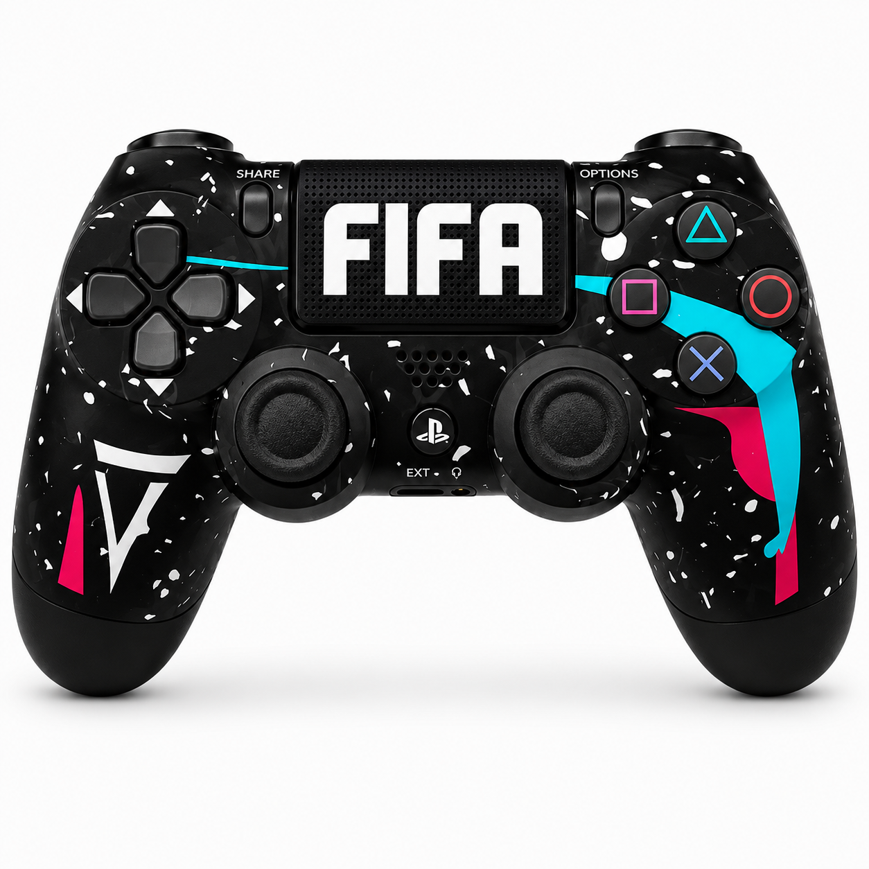 Control Inalámbrico DualShock 4 para PlayStation 4 (PS4) y PC | Bluetooth | Fifa Confeti