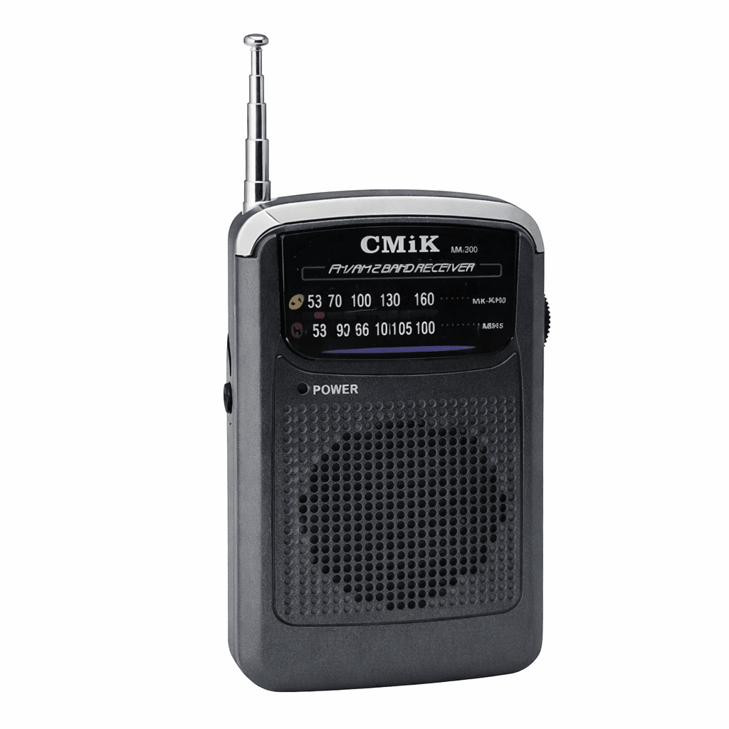 Radio Portátil AM FM CMiK MK - 200 Compacto con Altavoz - Tecnomundointl