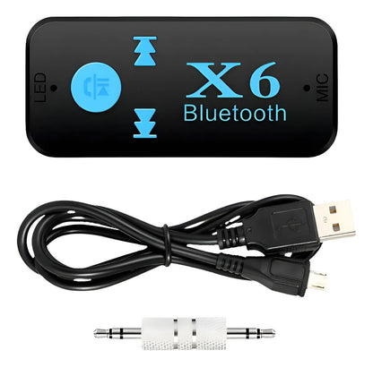 Receptor Bluetooth 5.0 AUX Manos Libres para Carro - Tecnomundointl