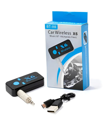 Receptor Bluetooth 5.0 AUX Manos Libres para Carro - Tecnomundointl