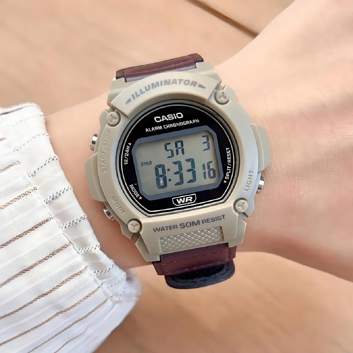 Reloj Casio W - 219h - 1av Sports Resiste al Agua a 50m Batería De 7 Años - Tecnomundointl