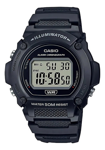 Reloj Casio W - 219h - 1av Sports Resiste al Agua a 50m Batería De 7 Años - Tecnomundointl