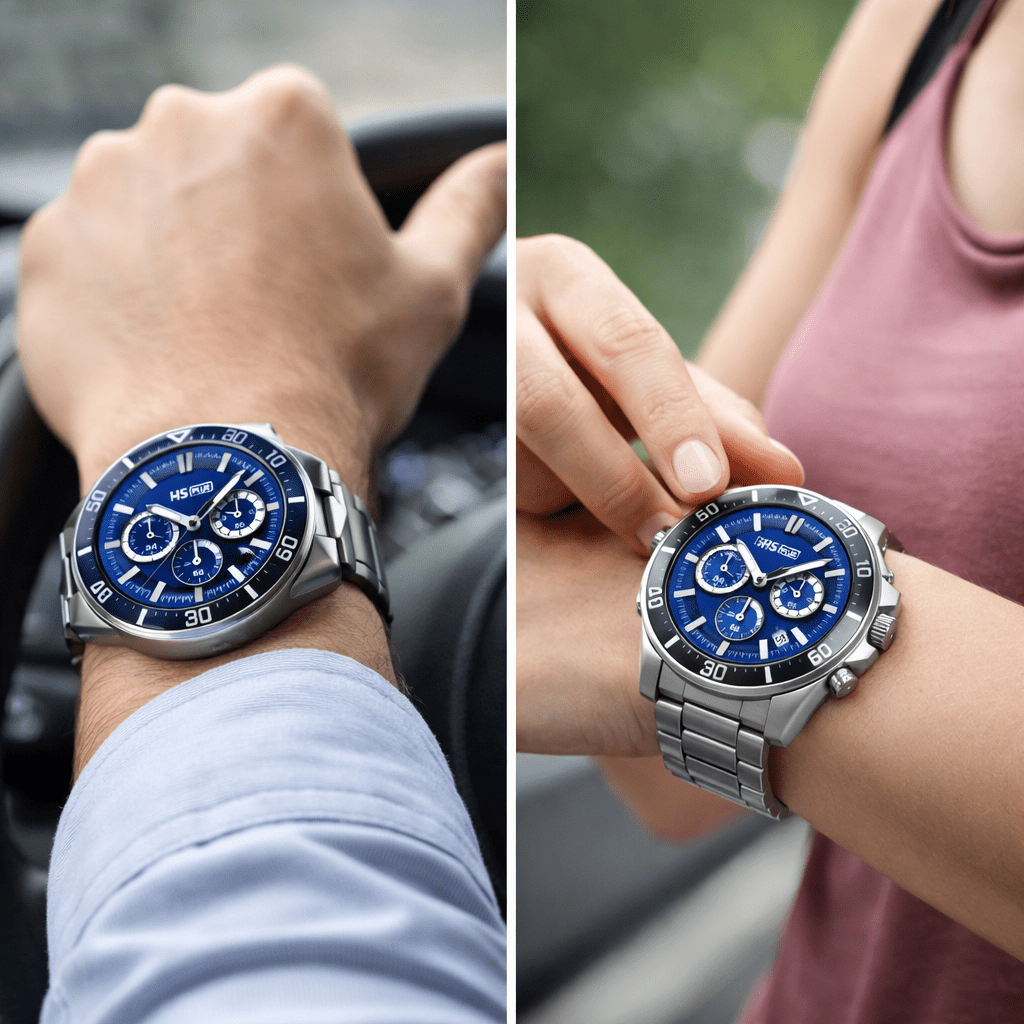 Smartwatch Mobulaa HS Plus AMOLED 1.5” Deportivo con Funciones de Salud - Tecnomundointl
