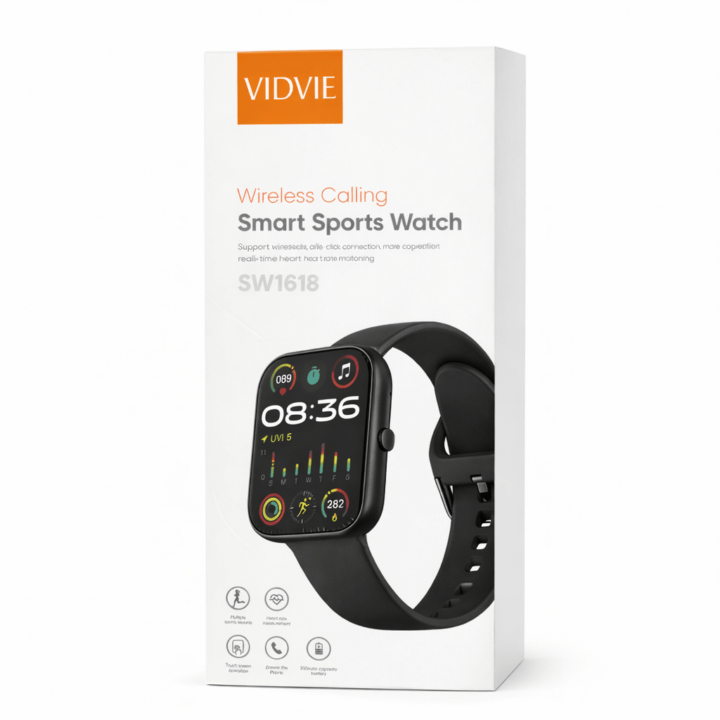 Smartwatch Reloj Inteligente VIDVIE SW1618 1.85” Bluetooth Llamadas y Deporte - Tecnomundointl