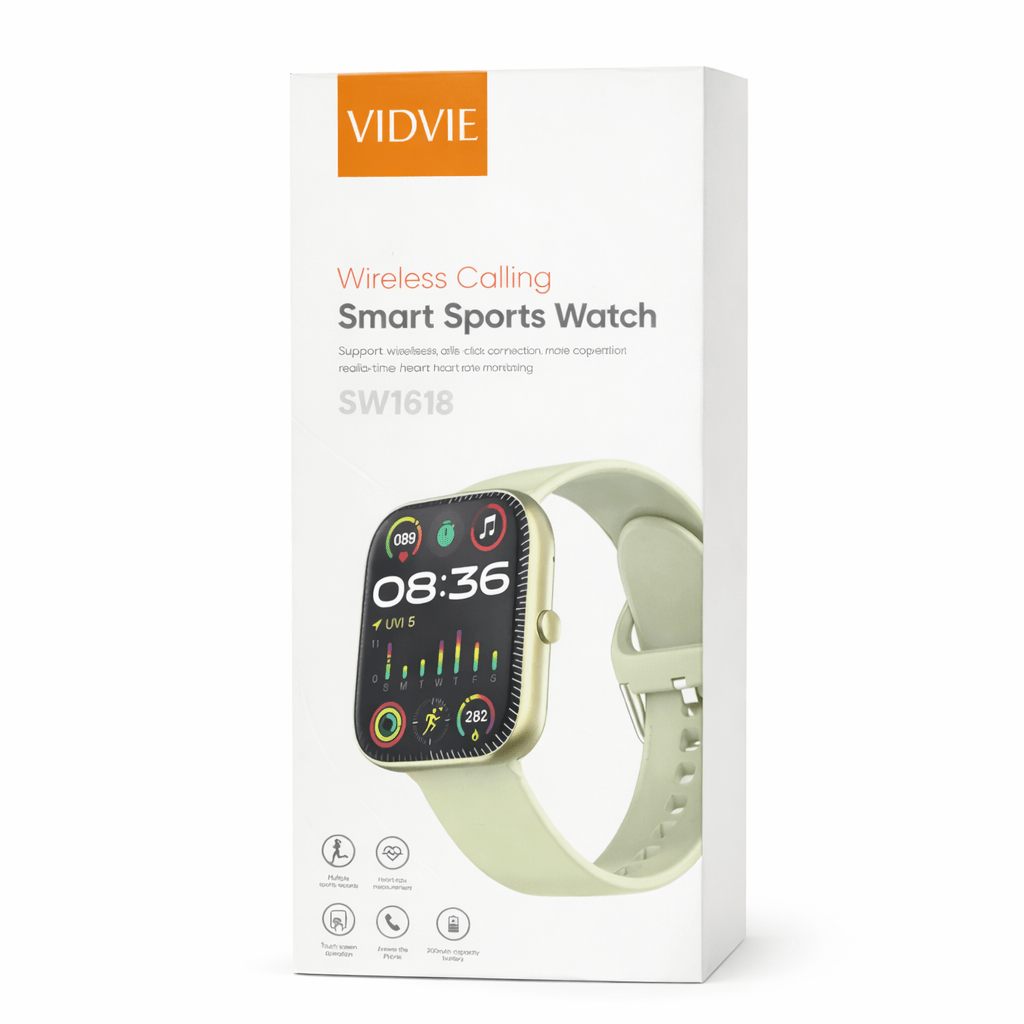 Smartwatch Reloj Inteligente VIDVIE SW1618 1.85” Bluetooth Llamadas y Deporte - Tecnomundointl
