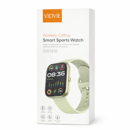 Smartwatch Reloj Inteligente VIDVIE SW1618 1.85” Bluetooth Llamadas y Deporte - Tecnomundointl