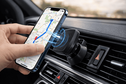 Soporte Magnético Carro H - CT168 360° Rejilla Aire - Tecnomundointl