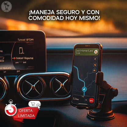 Soporte para celular carro universal ventosa 360° - Tecnomundointl