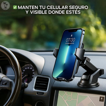 Soporte para celular carro universal ventosa 360° - Tecnomundointl