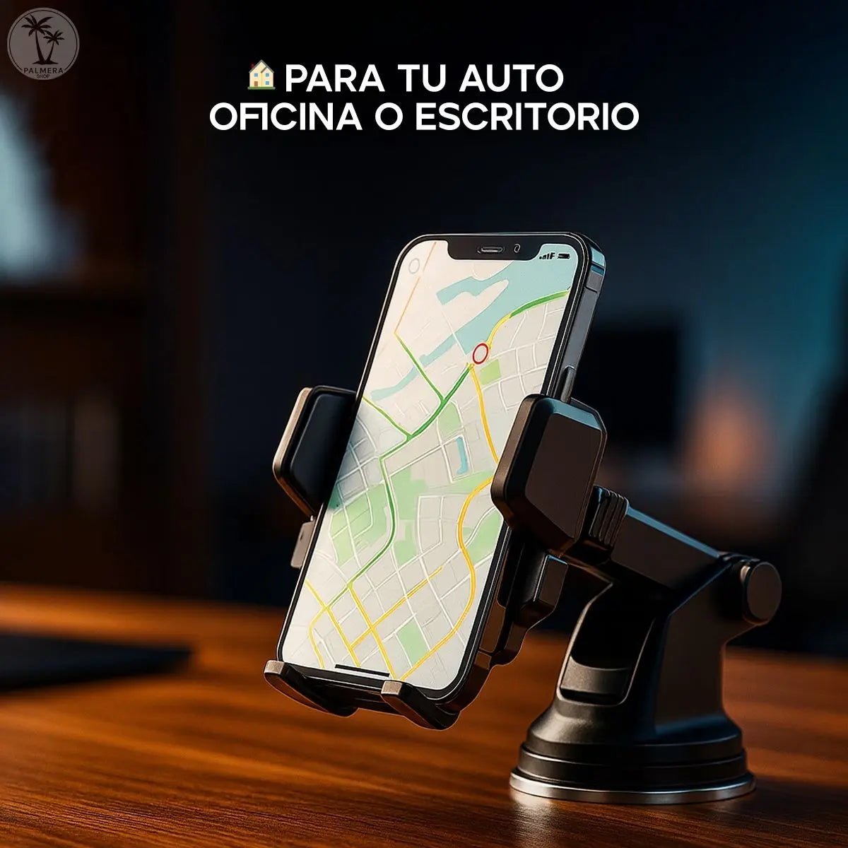 Soporte para celular carro universal ventosa 360° - Tecnomundointl