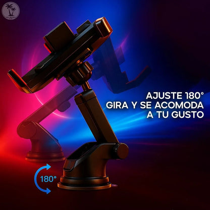Soporte para celular carro universal ventosa 360° - Tecnomundointl
