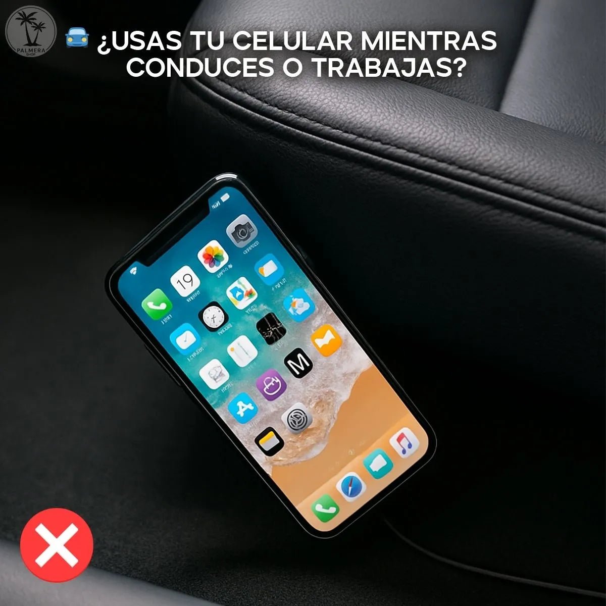 Soporte para celular carro universal ventosa 360° - Tecnomundointl