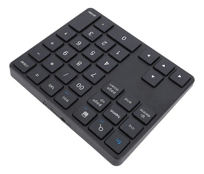 Teclado Numerico Inalámbrico Bluetooth 35 Teclas Recargable USB - C para Laptop PC Tablet - Tecnomundointl