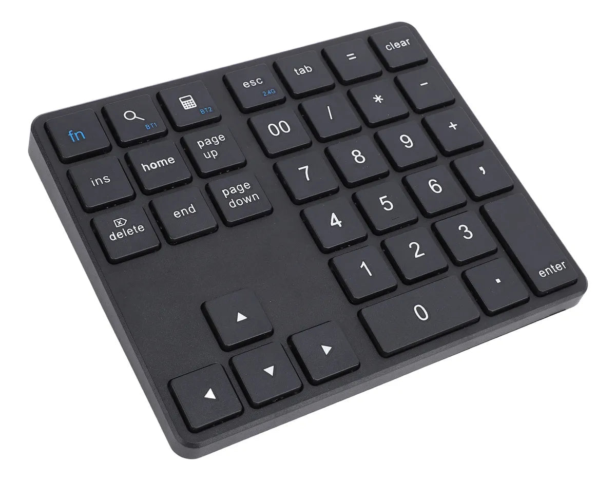 Teclado Numerico Inalámbrico Bluetooth 35 Teclas Recargable USB - C para Laptop PC Tablet - Tecnomundointl