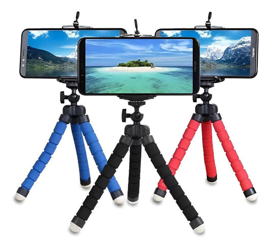 Tripode Flexible Universal para Celular 360° Ajustable - Tecnomundointl