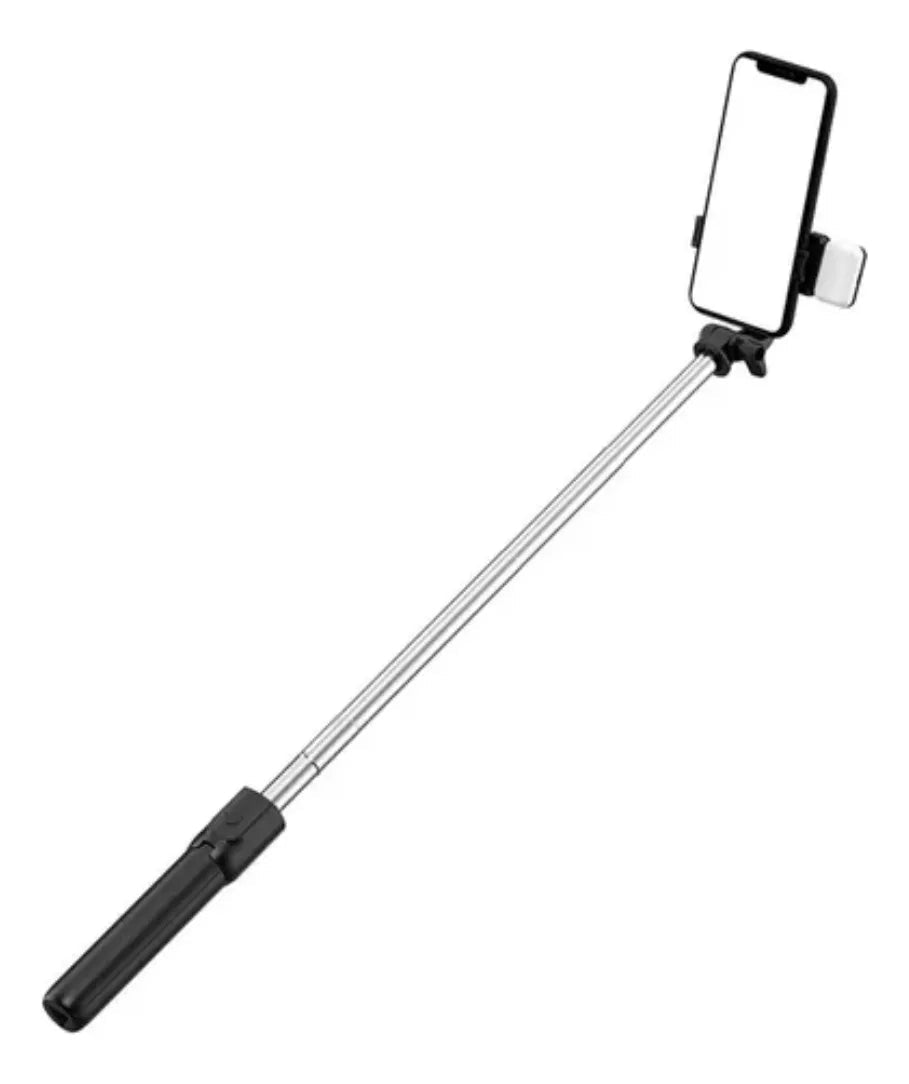 Tripode y Palo de Selfie, Incluye Luz Led, con Disparador P20s P20s - Tecnomundointl
