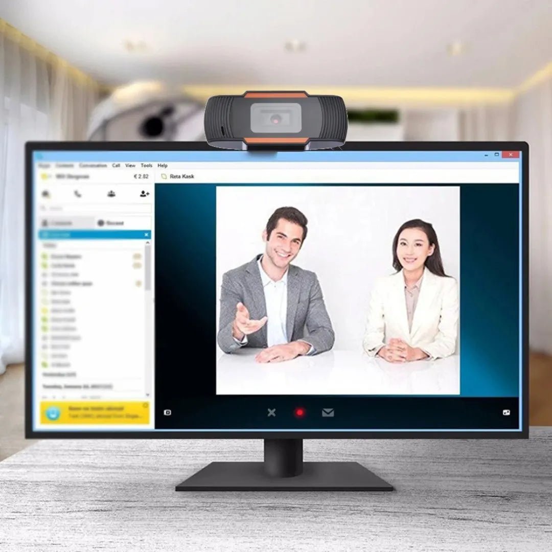 Webcam HD 720P USB con Micrófono Integrado para PC - Tecnomundointl
