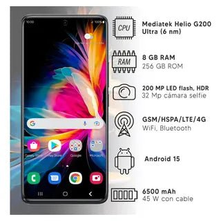 Xiaomi Redmi Note 15 Pro 4G 200MP 6500mAh + Obsequio Smartwatch - Earpods - Powerbank - Tecnomundointl
